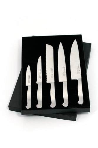 Güde Messer-Set im Geschenkkarton, geschmiedet, Serie Kappa, 5-teilig